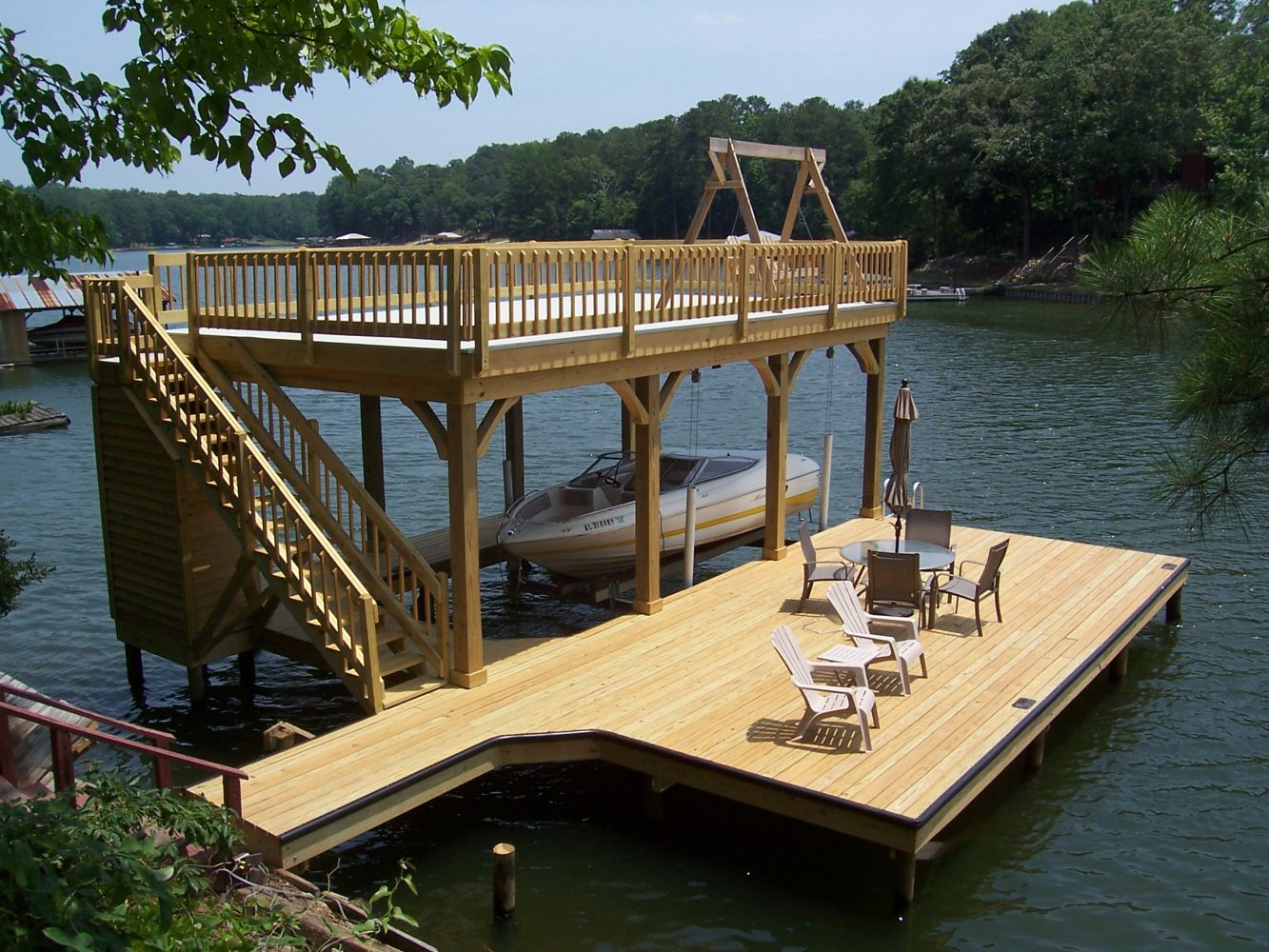 3 Benefits of Having a Boathouse Over a Dock - Custom Docks - Talladega ...